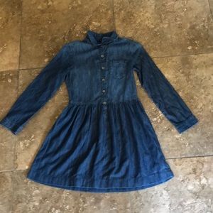 gap kids blue jean dress